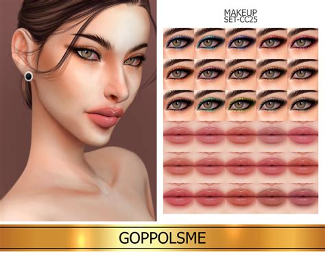 Goppols Me Gpme Gold Makeup Set Cc25 Download At Goppolsme