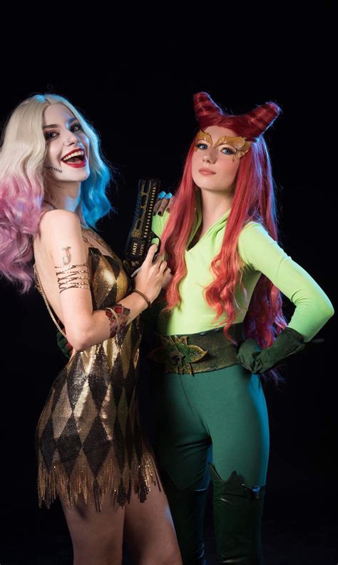 Harley Quinn And Poison Ivy By Quinzelcosplay On Deviantart