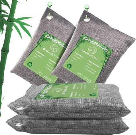 whakatta activated charcoal bags bamboo charcoal bags odor absorber air purifying