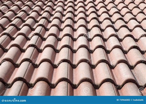 New Roof With Ceramic Tiles Stock Photo Image Of Tiling Baked 73966082