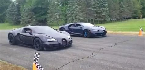 Wideo Oczywiście Bugatti Chiron Vs Veyron Supersport