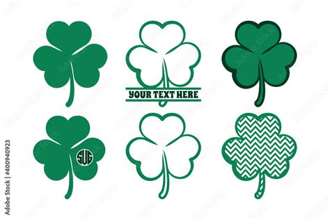 Craft Supplies And Tools Paper Party And Kids Shamrock Svgshamrock Bundle