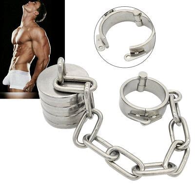 Stainless Steel Testicle Scrotum Ball Penis Stretcher Ball Weights Set