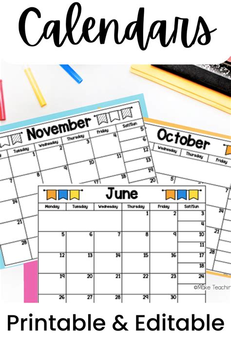 Printable And Editable Monthly Calendars From July 2022 July 2023 Get
