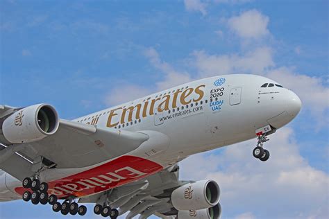 A6 Eev One Of Many Airbus A380 800 In The Emirates Fleet