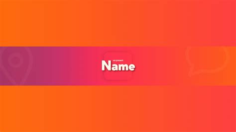 Free Colourful Youtube Banner Template 5ergiveaways