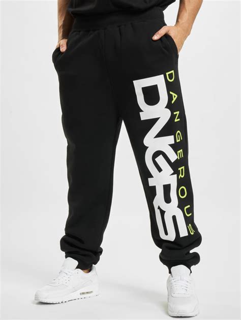 Dangerous Dngrs Classic Sweat Pants Black Green Hiphopshopgr