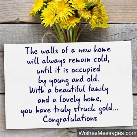 Housewarming Card Short Rhyme Poem For New Home New Home Wishes