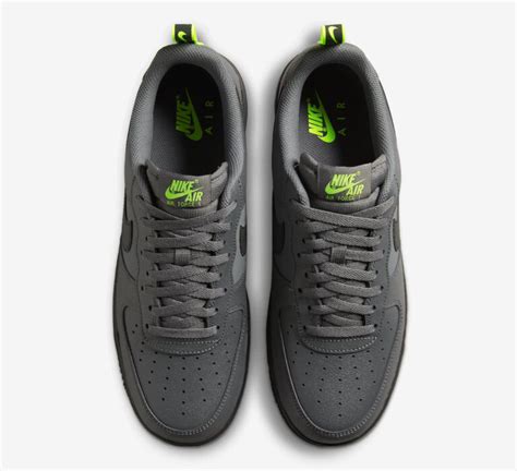 Nike Air Force 1 Low Grey Black Volt Dz4510 001 Release Date Sbd