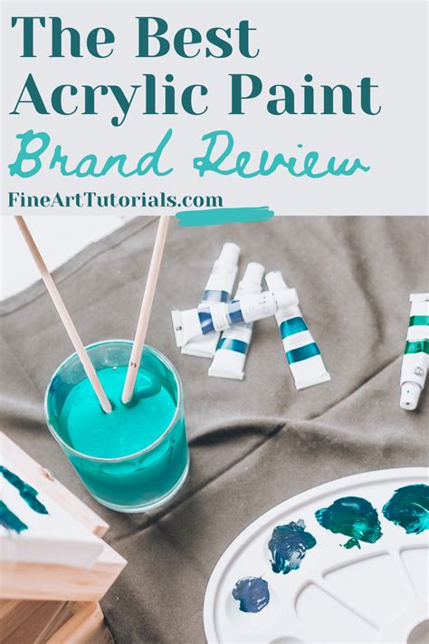The Best Acrylic Paint For Artists Brand Review In 2021 Paint Brands