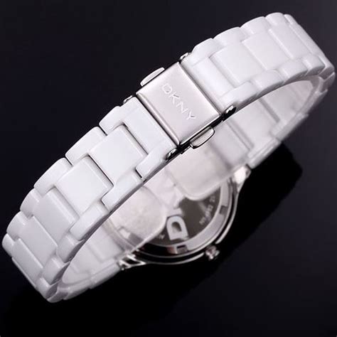 Dkny Replacement Watch Strap White Ceramic 10mm For Ny4982