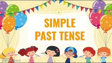 SIMPLE PAST TENSE YouTube