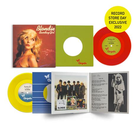 Blondie Sunday Girl 2 X 7 Yellow And Red Vinyl Rsd 2022 Sound Au