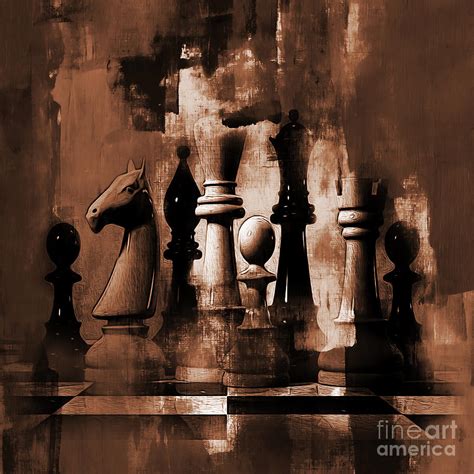Chess Queen 01b Painting By Gull G Pixels
