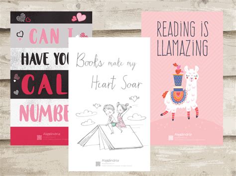 Library Lovers Month Reading Posters Alexandria Library Automation