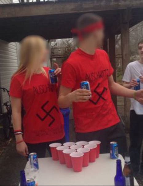 Idiot Long Island Hs Students Wear Homemade Auschwitz T Shirts With