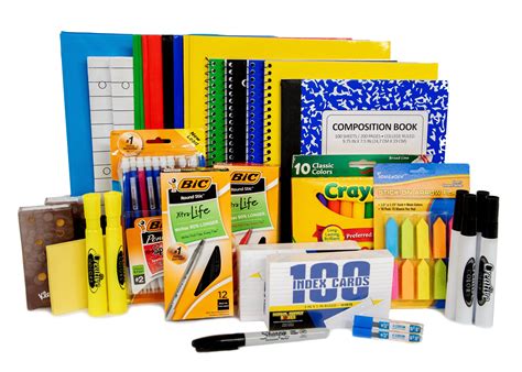 Back To School Essentials For High School 30 Pieces — School Supply Boxes