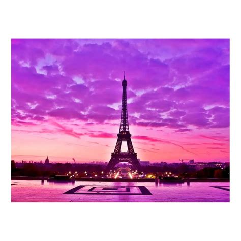 Eiffel Tower In Sunset Diy Painting By Numbers Art Oil Picture Draw
