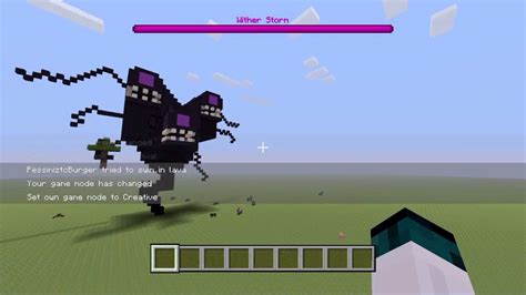 Minecraft Ps4 Wither Storm Creation Youtube