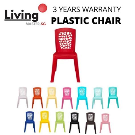 Qoo10 Bundle Deal 14 Colors Plastic Chair Dining Chair Mahjong