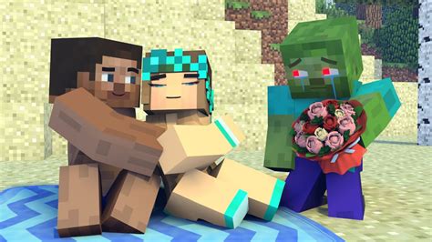 The Minecraft Life Of Alex And Steve Zombie Minecraft Animation