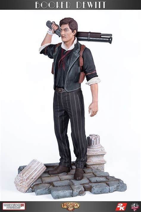 Bioshock Infinite Booker Dewitt Statue Gaming Heads Statue Revealed