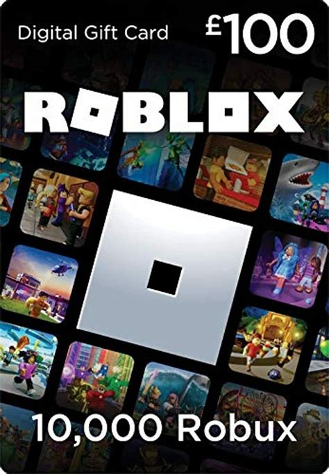 Roblox T Card 10000 Robux Includes Exclusive Virtual Item Pin