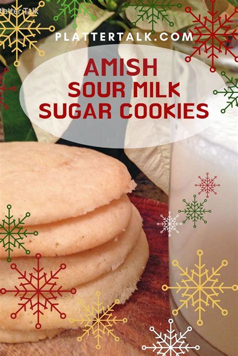 Amish Sugar Cookie Recipe Sour Milk Recipes Easy Cookie Recipes