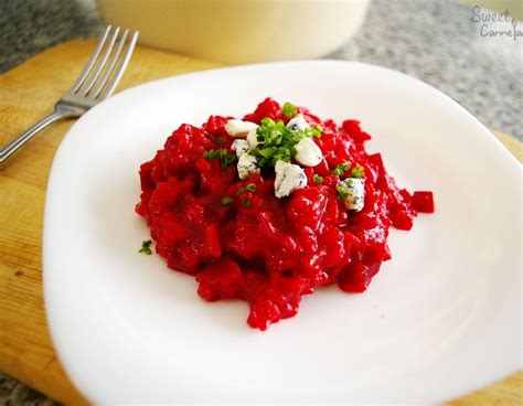 Beet Risotto With Goat Cheese Sweet Cannela Recipe