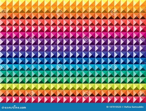 Colorful Geometric Pattern Background Vector Illustration Decorative