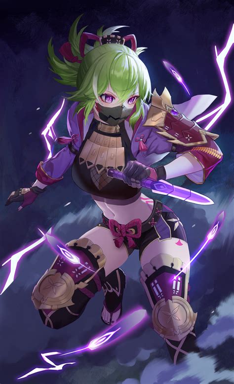 Kuki Shinobu - Genshin Impact - Image by Longyu #3686379 - Zerochan