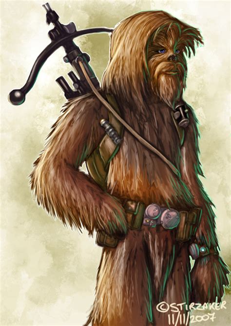 D First Edition Wookiee Star Wars Artists Guild