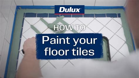 How To Paint Your Floor Tiles Dulux Renovation Range YouTube