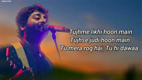 Tu Hi Hai Aashiqui Lyrics Arijit Singh Palak Muchhal Youtube