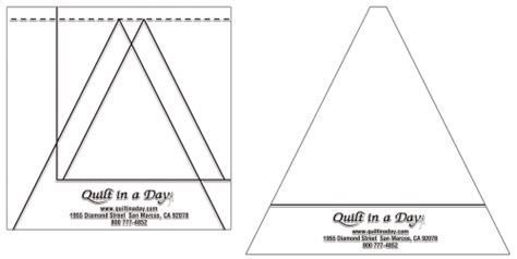 Triangle In A Square Ruler By Quilt In A Day 735272020080 Quilt In A
