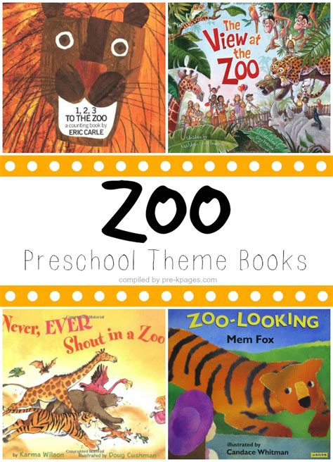 Preschool Books About The Zoo