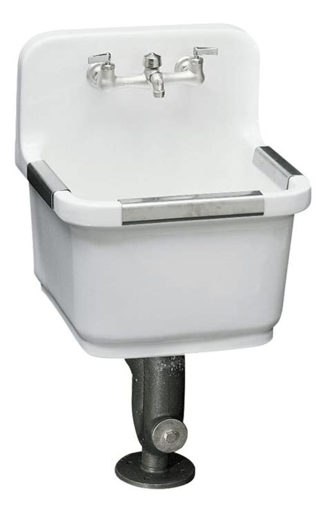 Share your beautiful spaces tagging @kohler. Kohler K-6650-0 White Sudbury service sink with two-hole ...
