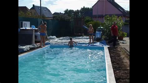 Une piscine chez soi, c'est le rêve de tous : construire une piscine soi meme / Pool selber bauen / How to build a pool - YouTube