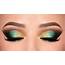 GREEN & GOLD Glitter Smokey Eye Makeup Tutorial