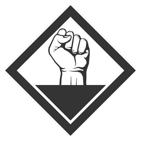 Premium Vector Fight Club Logo Fist Punch Black Emblem