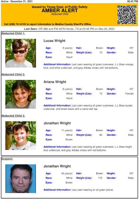 Texas Alerts On Twitter ACTIVE AMBER ALERT For Lucas Wright Ariana Wright And Jonathan