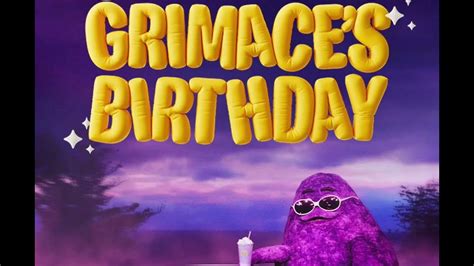 Happy Birthday Grimace Song Youtube