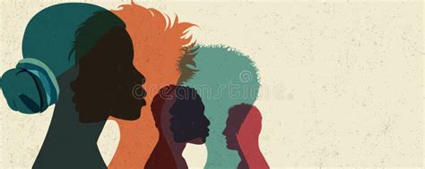 Affiche Multiethnique Et Multiraciale De Diversité Des Bannières De