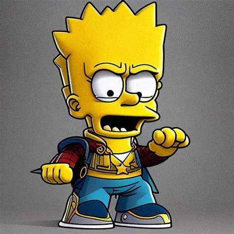 Ai Art Generator Bart Simpson