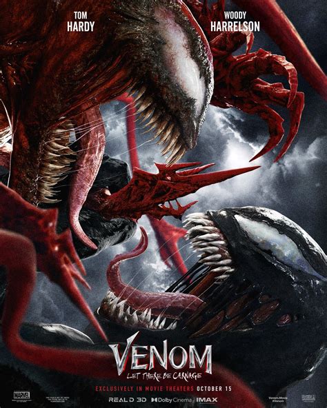 Venom Tempo De Carnificina Ganha Dois Novos Pôsteres Com Data De 15 De
