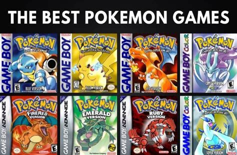 Fans Rank The Best Pokemon Games Of All Time Micky News