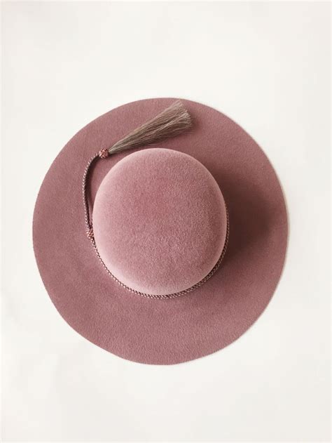 Ryan Roche Round Top Hat Mauve Beautiful Hats Hats Shop Mille