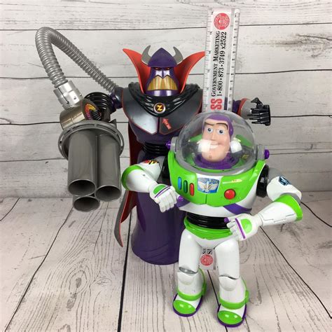 Toy Story Disney Emperor Zurg And Buzz Lightyear Talking Action Figures