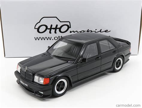 Otto Mobile Ot754 Scale 118 Mercedes Benz 190e 23 Amg 1984 Black