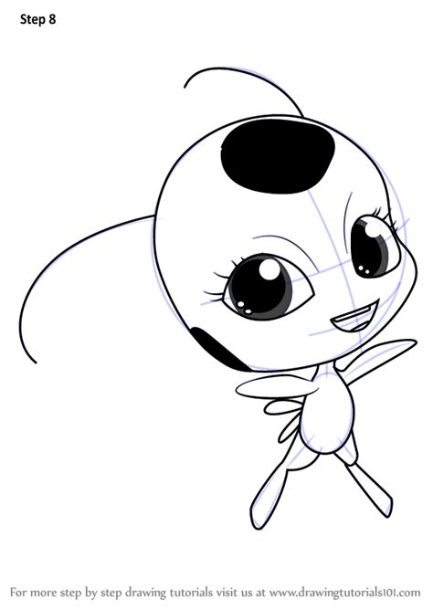 My name is tracie kiernan, artist and creator of step by step painting. Learn How to Draw Tikki from Miraculous Ladybug (Miraculous Ladybug) Step by Step : Drawing ...